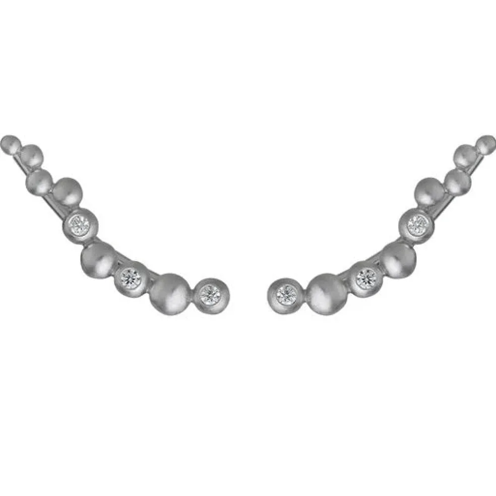 byBiehl - Pebbles sølv earclimber - 4-3807A-R