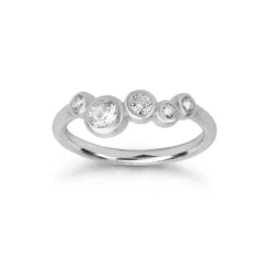 byBiehl - Stardust ring i sølv med sten - 5-4607a-r