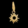 byBiehl - Sun wild vedhæng i forgyldt, 15mm - 7-4802-gp