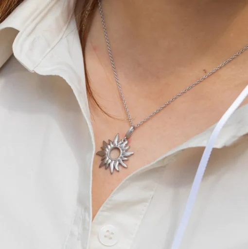 byBiehl - Sun Wild vedhæng i sterling sølv, Large - 7-4801-r