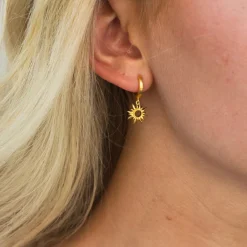 byBiehl - Sunwild hoops i guldbelagt sølv - 4-4801-gp