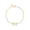 byBiehl - Together family forgyldt armbånd med 3 personer - 2-2003-GP