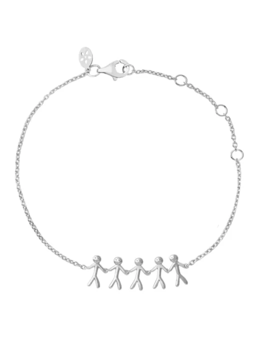byBiehl - Together family armbånd i sølv med 5 personer - 2-2005-r