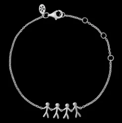 byBiehl - Together Family armbånd i sølv med 4 personer - 2-2004-r