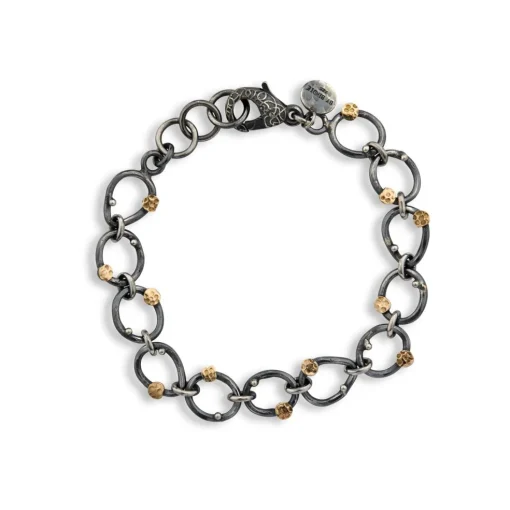 ByBirdie - Orion link armbånd i rustikt design - 50301243