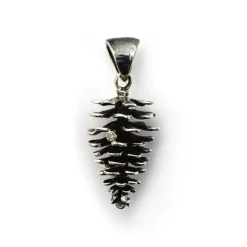 Cone vedhæng stort med diamant 0,20ct-5090131