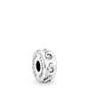 798326cz-Crown O Sparkling sølv charm
