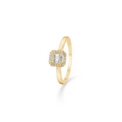 Elizabeth guld ring med diamanter 0,18ct-1541031