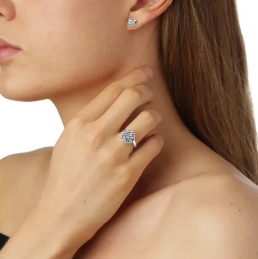Flora Danica - Dild ring i sterling sølv - df-ri-s