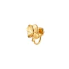 Flora Danica - Firkløver ear cuff i 22kt guldbelagt sterling sølv - flc-eacu-g