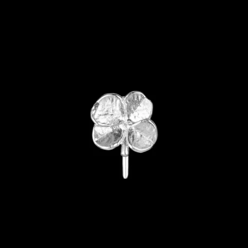 Flora Danica - Firkløver earcuff i sterling sølv - flc-eacu-s