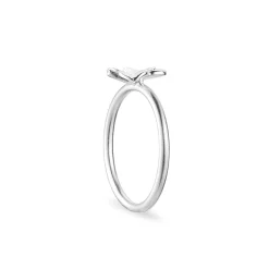 Flora Danica - Firkløver ring i sølv - flc-ri-s