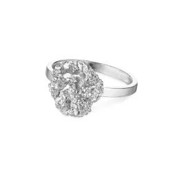 Flora Danica - Persille ring i sterling sølv - par-ri-s