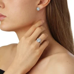Flora Danica - Persille ring i sterling sølv - par-ri-s