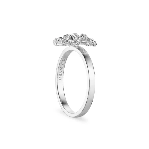 Flora Danica - Persille ring i sterling sølv - par-ri-s