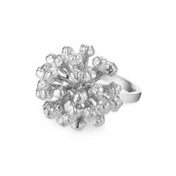 Flora Danica - Statement dild ring i sterling sølv - df-stri-s