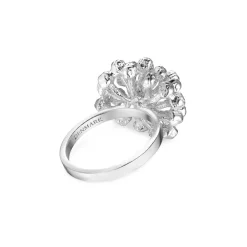 Flora Danica - Statement dild ring i sterling sølv - df-stri-s