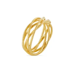 Forgyldt vikkel ring -1685-2