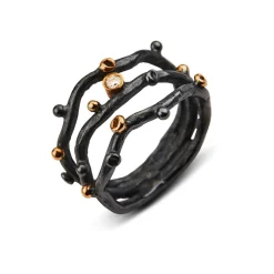 50110228- Grace Triple ring med diamant fra bybirdie