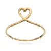 Guld hjerte ring fra Scrouples - 711973