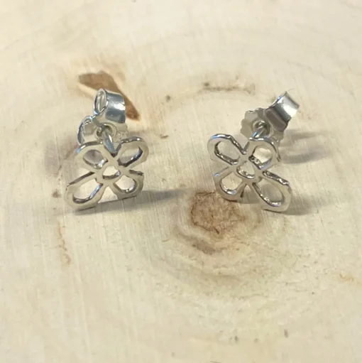 Klaus Gønget - Dagmarkors ørestikker i sølv, 9x10mm - 910925s