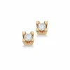 Kleopatra - 14 karat guld øreringe med 0,15ct diamant - 1135,15