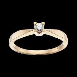 Kleopatra - 14 karat guld ring med 0,10ct diamant - 7135,10