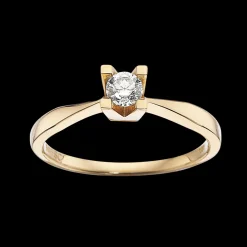 Kleopatra - 14 karat guld ring med 0,20ct diamant - 7135,20
