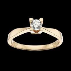Kleopatra - 14 karat guld ring med 0,25ct diamant - 7135,25