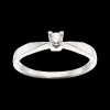 Kleopatra - 14 karat hvidgulds ring med 0,10ct diamant - 7136,10
