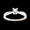 Kleopatra - 14 karat hvidgulds ring med 0,15 ct diamant - 7136,15