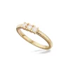 Kleopatra - Alliancering 14kt guld med brillanter 0,24ct - 7345,3