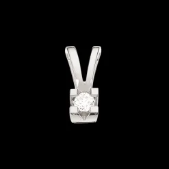 Kleopatra - Vedhæng i 14 karat hvidguld med 0,05ct diamant - 2136,05