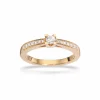 Kleopatra Queen - 14 karat guld ring med 0,22ct diamant - 7535,22