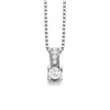 Kleopatra Queen - 14 karat hvidgulds vedhæng med brillant, 0,12ct - 2536,12