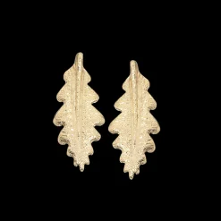 Leave ørestikker i 8 karat guld - 117643
