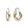 Lund Copenhagen - 8 karat creoler i 2 farver guld - 309512