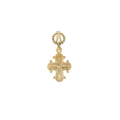 Lund Copenhagen - 8 kt. guld Dagmarkors, 14x12mm - 3061121