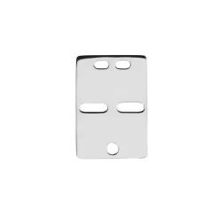 Lund Copenhagen - Id-plade sølv til gravering, 22x32mm - 908668
