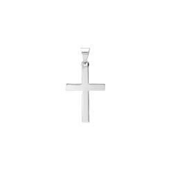 Lund Copenhagen - Klassisk sølv blank sølv kors - 906063-r