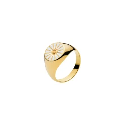 Lund Copenhagen - Marguerit signetring, 11mm - 907211-m