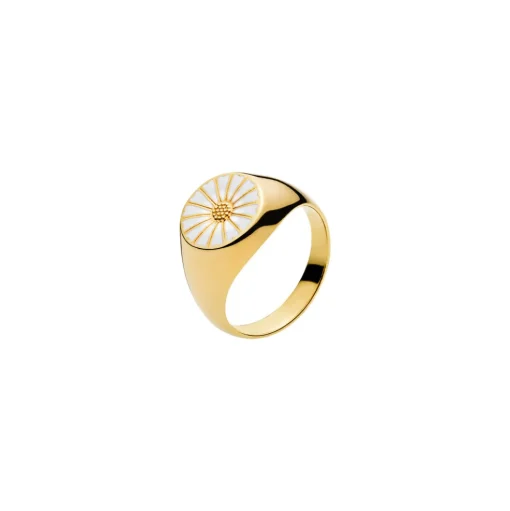 Lund Copenhagen - Marguerit signetring, 11mm - 907211-m