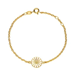 Lund Copenhagen - Marguerit armbånd i forgyldt sølv - 9015030-m