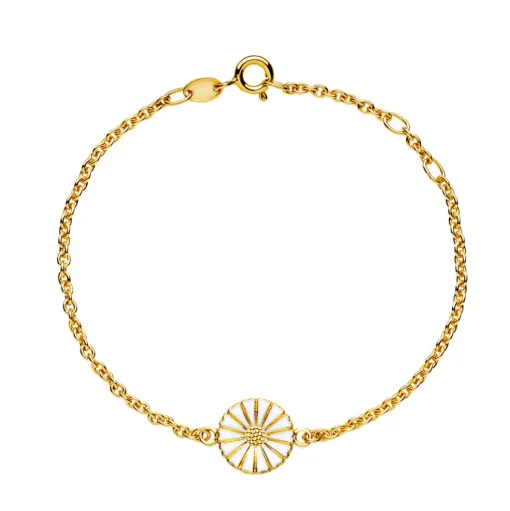 Lund Copenhagen - Marguerit armbånd i forgyldt sølv - 9015030-m