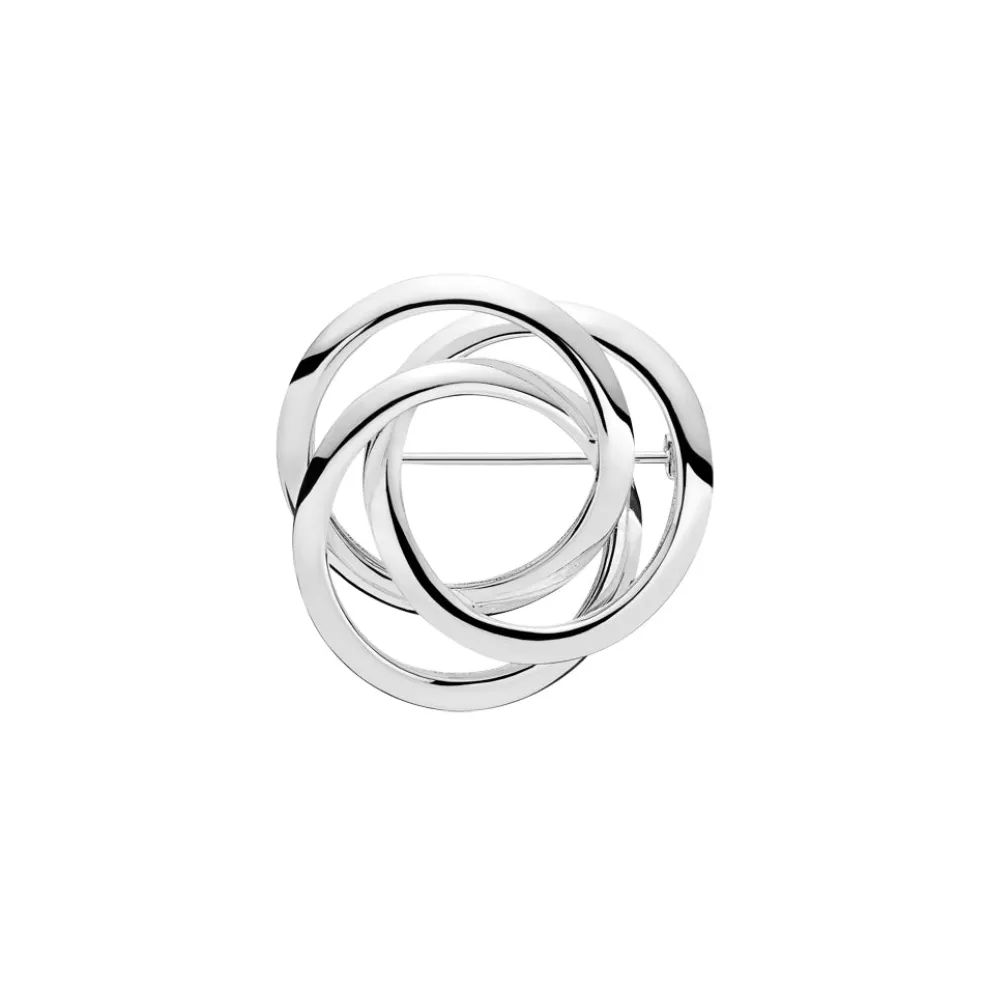 Lund Copenhagen - Sølv broche med 3 ringe - 9048952