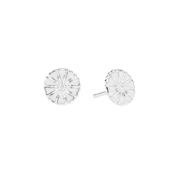 Lund Copenhagen - Sølv marguerit ørestik, 9 mm - 909009-4-H