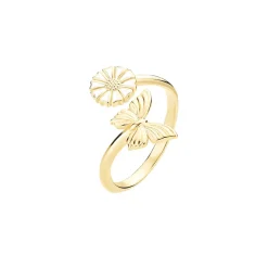 Lund Copenhagen - Sommerfugl og marguerit ring - 9075101-m