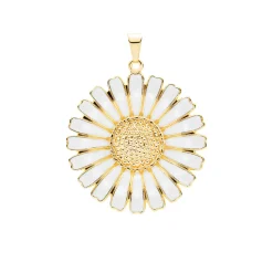 Lund of Cph - Marguerit vedhæng forgyldt 36mm - 908036-m