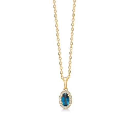 Madeleine vedhæng med London Blue Topas-1536011