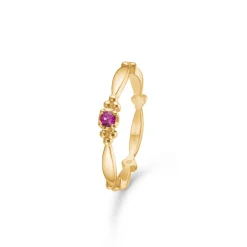 Mads Z - 14 karat guld poetry ring med rubin - 1544082